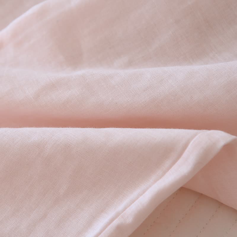 Kimono in garza di cotone con ricamo floreale da indossare in salotto - image 10