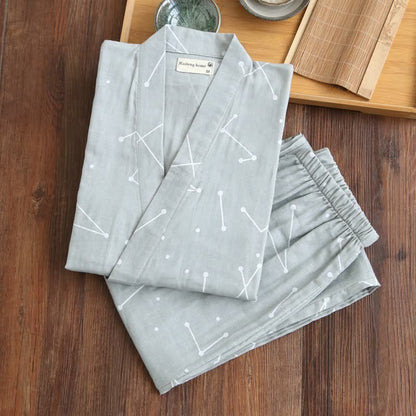 Kimono in cotone coordinato per coppia - image 12