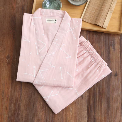 Kimono in cotone coordinato per coppia - image 3