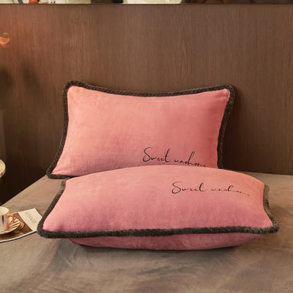 Set di biancheria da letto in peluche stampato Sweet Home (4 pezzi) - image 3