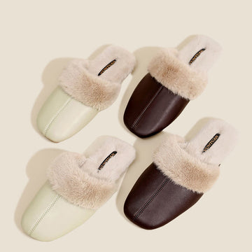Semplici pantofole da casa in peluche - image 0