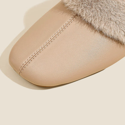 Semplici pantofole da casa in peluche - image 6