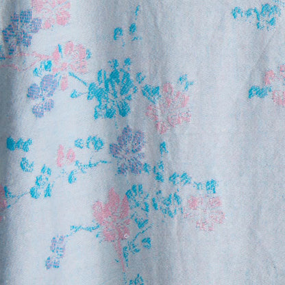 Grazioso kimono in garza di cotone con fiori di prugna - image 12