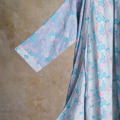 Grazioso kimono in garza di cotone floreale - image 4