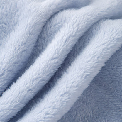Completo da notte in peluche per bambini con bottoni solidi - image 12