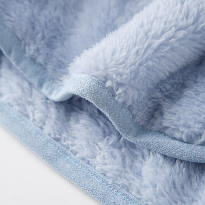 Completo da notte in peluche per bambini con bottoni solidi - image 8