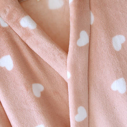 Kimono in peluche a forma di cuore abbinato per coppie - image 7