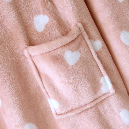 Kimono in peluche a forma di cuore abbinato per coppie - image 8
