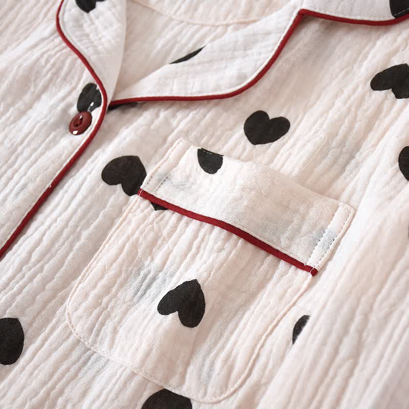 Pigiama in puro cotone Black Heart - image 5