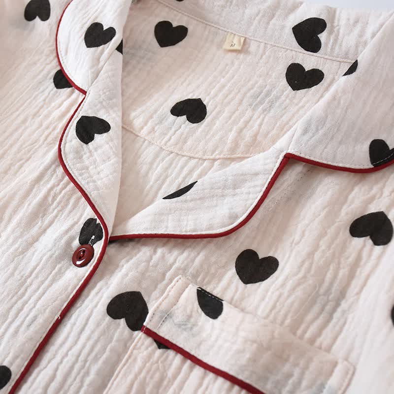Pigiama in puro cotone Black Heart - image 4