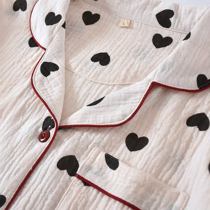 Pigiama in puro cotone Black Heart - image 4
