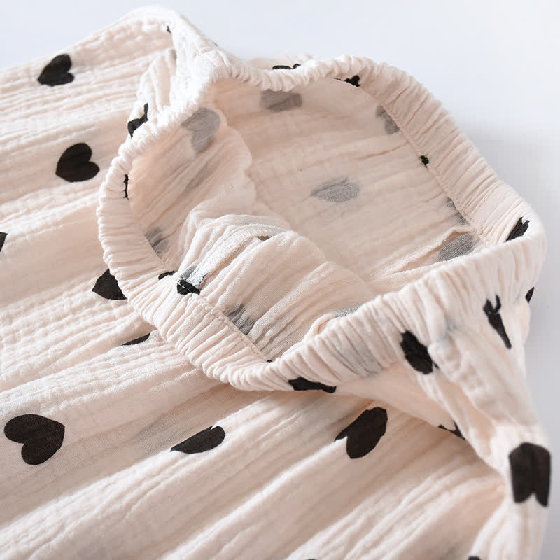 Pigiama in puro cotone Black Heart - image 11
