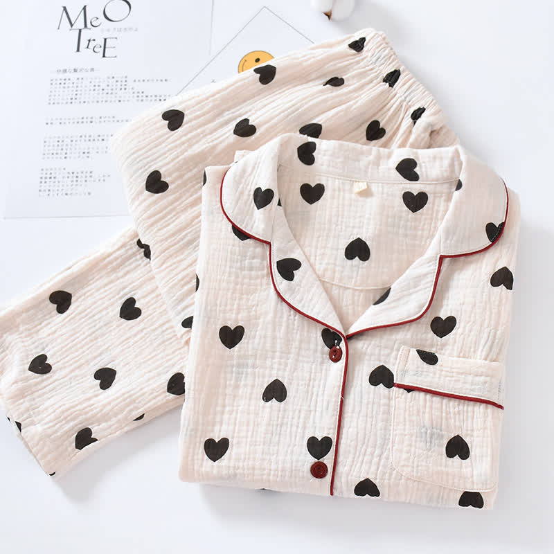 Pigiama in puro cotone Black Heart - image 2