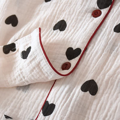 Pigiama in puro cotone Black Heart - image 7