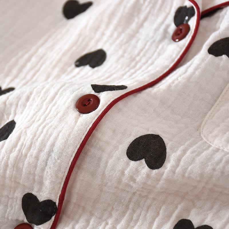 Pigiama in puro cotone Black Heart - image 6