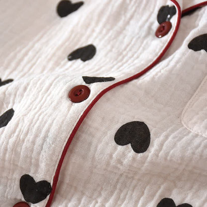 Pigiama in puro cotone Black Heart - image 6