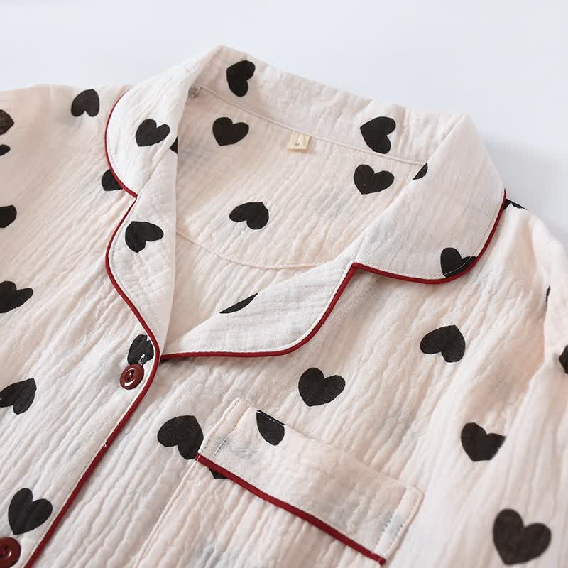 Pigiama in puro cotone Black Heart - image 3