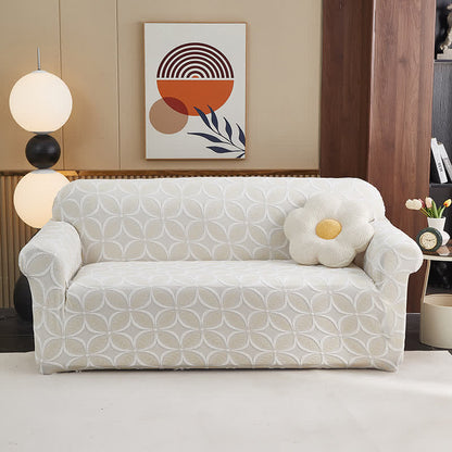 Copridivano in jacquard 3D altamente elasticizzato - Beige - Tutto compreso - 4 posti 92" - 118" - image 15