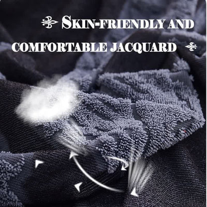 Copridivano elastico Jacquard Leaf Full-Wrap - image 9