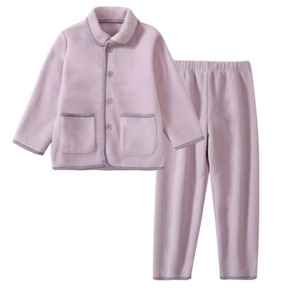 Pigiama per bambini in morbido e caldo peluche - Viola - Bambino: 160 cm - image 2