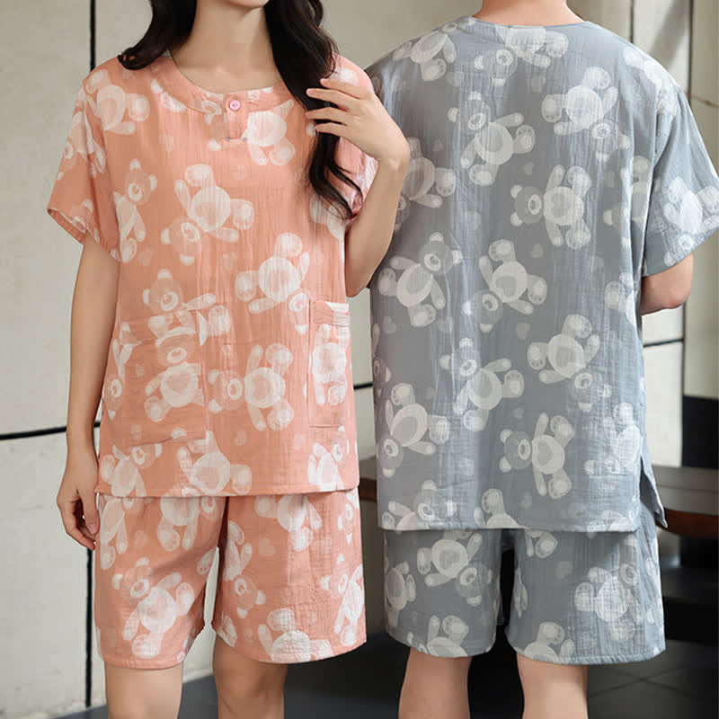 Set sauna e loungewear Bear Gauze Couple - image 1