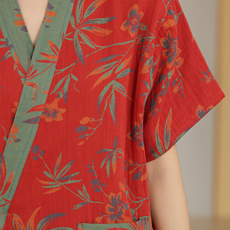 Pigiama kimono in garza di cotone ad asciugatura rapida - image 3