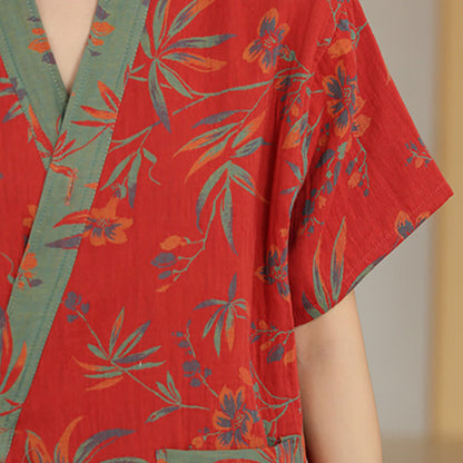 Pigiama kimono in garza di cotone ad asciugatura rapida - image 3