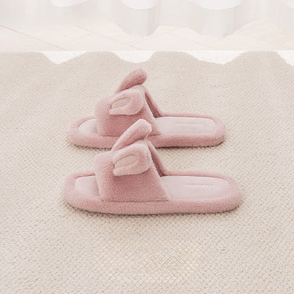 Ciabatte aperte a forma di coniglietto in peluche - image 10