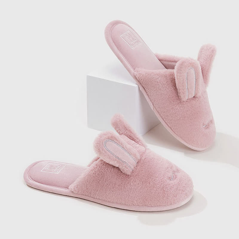 Ciabatte chiuse a forma di coniglietto di peluche - Rosa - XL - image 12