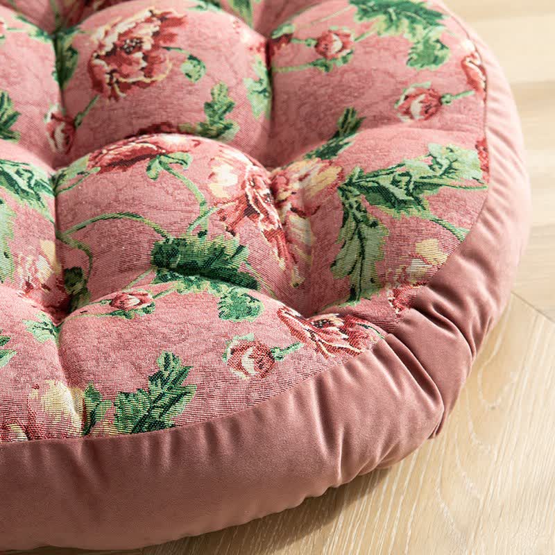 Cuscino per sedia da pavimento con motivo floreale romantico - image 7