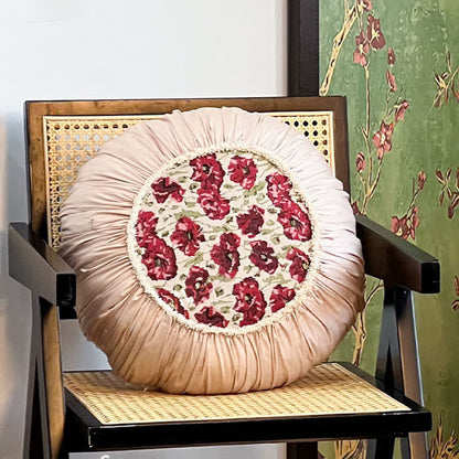Elegante cuscino floreale con bordo arricciato - image 11