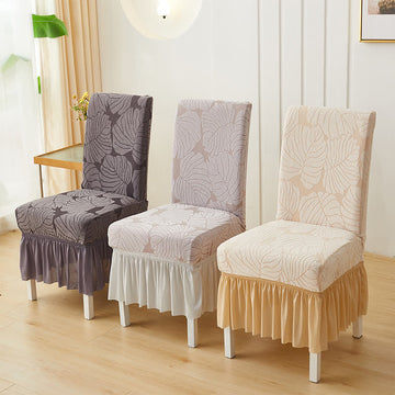 Fodera per sedia Parsons in jacquard Leaf - image 0