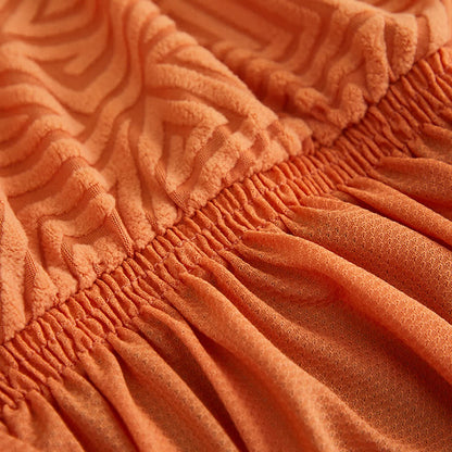 Coprisedia da pranzo elasticizzato geometrico - image 6