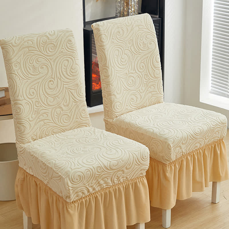 Coprisedia da pranzo universale elasticizzato in jacquard - image 6