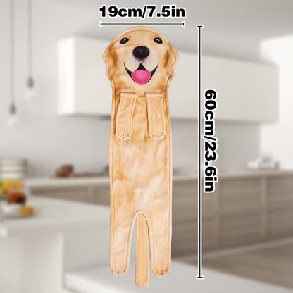 Asciugamano da bagno da appendere a forma di cane - Golden Retriever - 2 pezzi - image 6