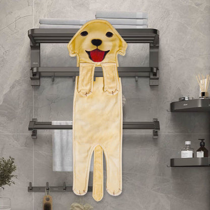 Asciugamano da bagno da appendere a forma di cane - image 14