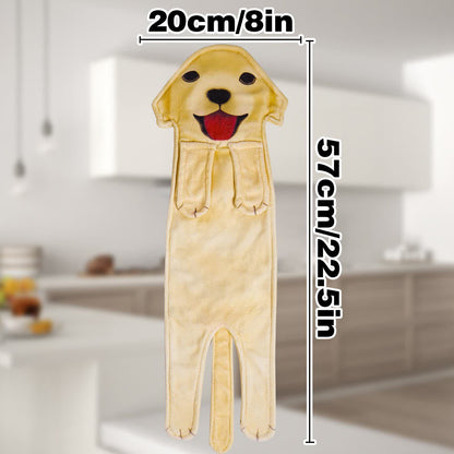 Asciugamano da bagno da appendere a forma di cane - Labrador Retriever - 2 pezzi - image 17