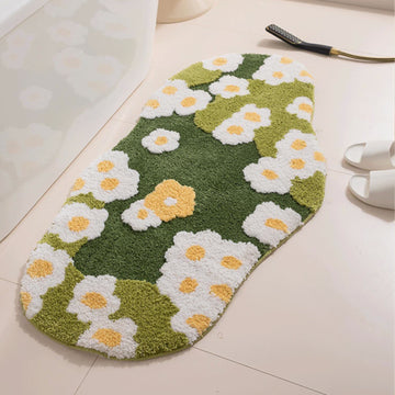 Tappeto da bagno in stile Daisy Moss - 80cm x 150cm - image 0