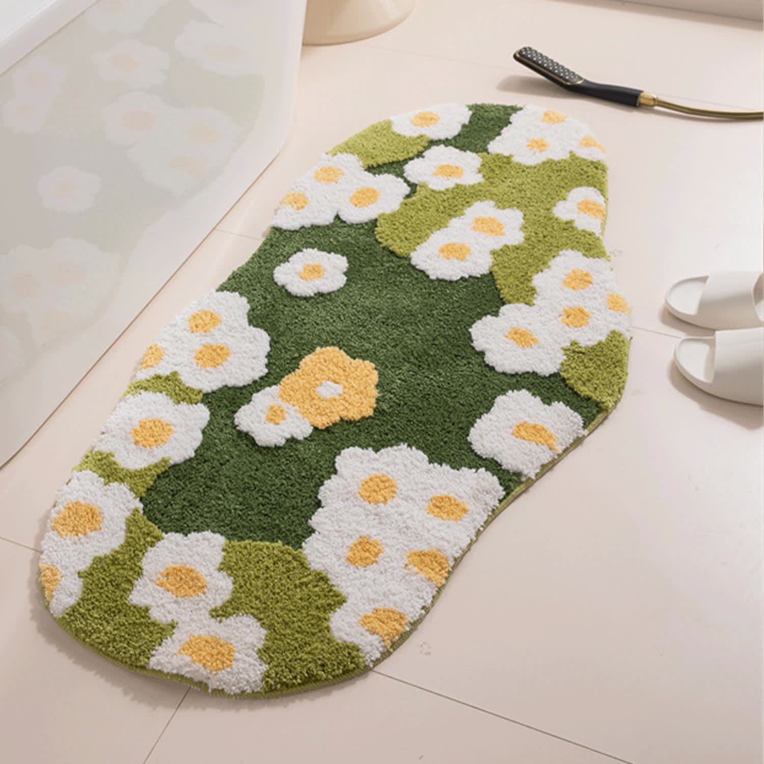 Tappeto da bagno in stile Daisy Moss - 80cm x 150cm - image 0