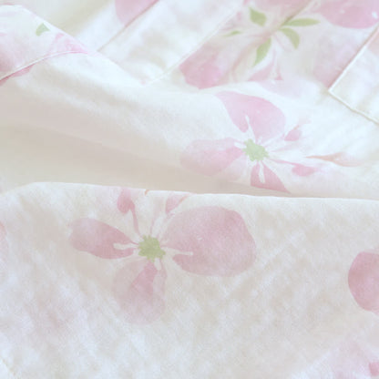 Accappatoio kimono in garza di cotone con fiori di ciliegio - image 11