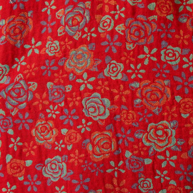 Camicia da notte in cotone con volant e rosa romantica - image 7