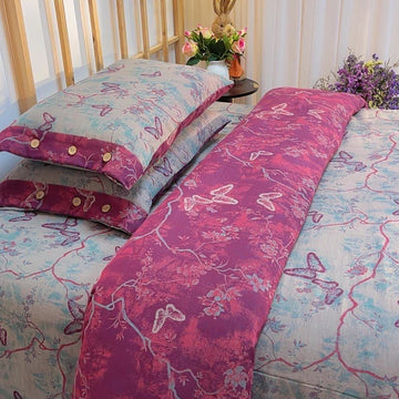 Set di biancheria da letto in garza di cotone Heritage Butterfly (4 pezzi) - Matrimoniale Grande - image 0