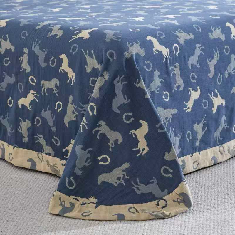 Set di biancheria da letto in garza di cotone Whimsical Pony (4 pezzi) - image 4