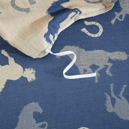Set di biancheria da letto in garza di cotone Whimsical Pony (4 pezzi) - image 6