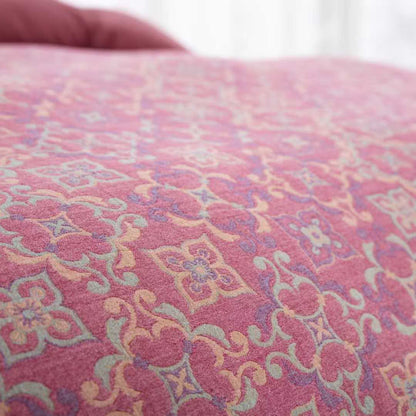 Set di biancheria da letto in garza di cotone con motivo vintage (4 pezzi) - image 5