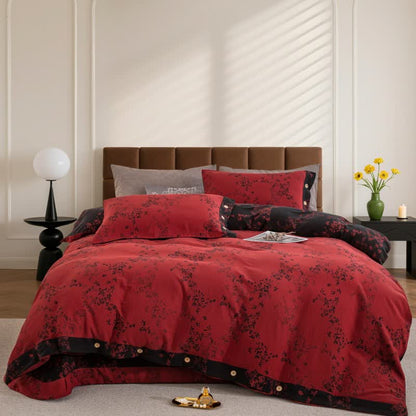 Set di biancheria da letto in garza di cotone Country Leaf (4 pezzi) - image 8