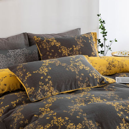 Set di biancheria da letto in garza di cotone Country Leaf (4 pezzi) - image 15