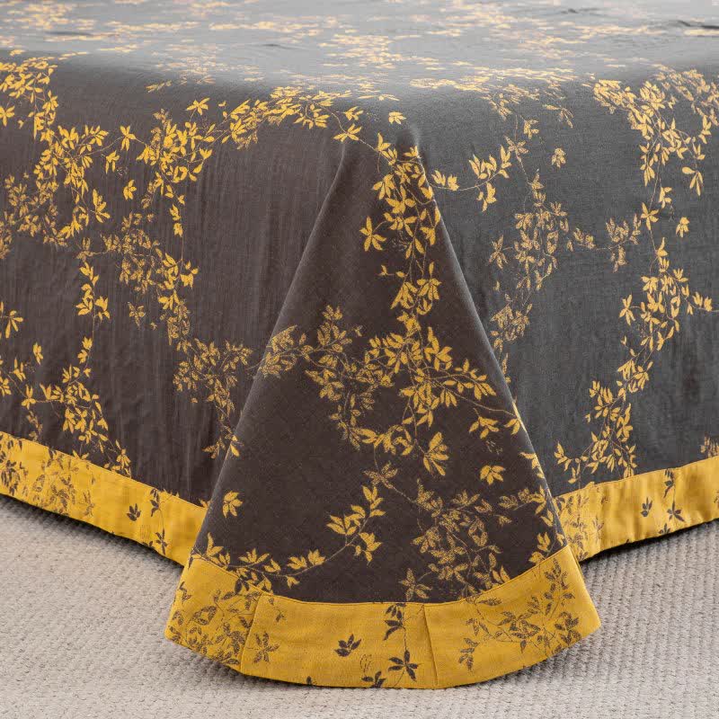 Set di biancheria da letto in garza di cotone Country Leaf (4 pezzi) - image 18