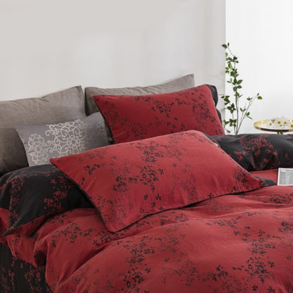 Set di biancheria da letto in garza di cotone Country Leaf (4 pezzi) - image 9