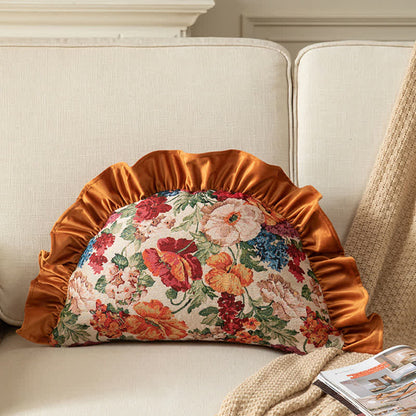 Cuscino con volant in stile country floreale - Arancia - Cuscino - 65cm x 40cm - image 8